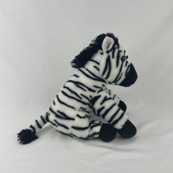 Aurora Destination Nation Zebra 12” Plush Stuffed Animal Toy Jungle Safari - Picture 4 of 8